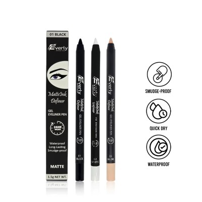 Everly Beauties Matte Ink Definer Waterproof Gel Eyeliner Pen