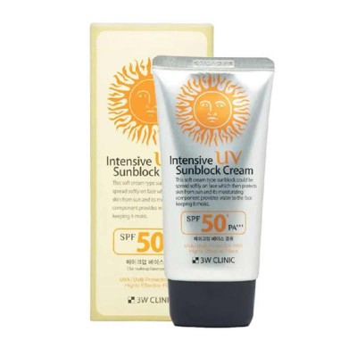 3W Clinic Intensive UV Sunblock Cream SPF50+ Pa+++