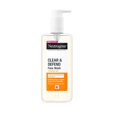 Neutrogena® Clear & Defend 2% Salicylic Acid Face Wash
