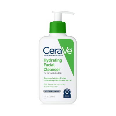 CeraVe Hydrating Facial Cleanser For Normal to Dry Skin - 237ml (USA Variant)