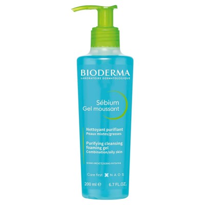 Bioderma Sébium Gel Moussant Purifying Foaming Gel Face Wash